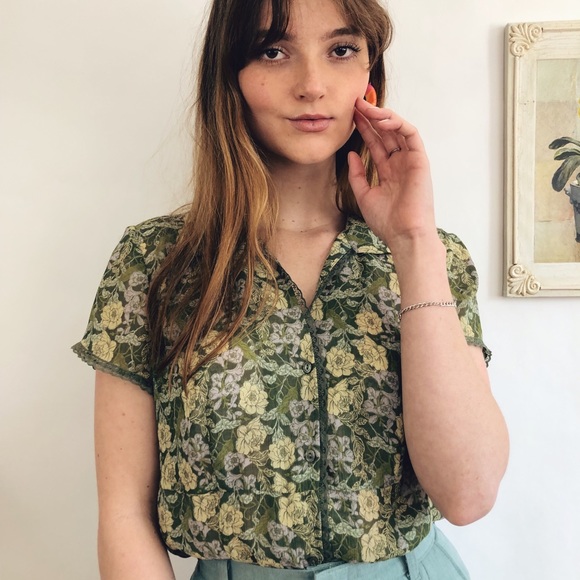 Sheer Vintage Lace Meadow Top - Picture 4 of 8